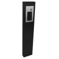 54" Steel Black Tower, Architectural - 3ONE6