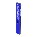 108" Rectangular Emergency Call Tower Stand With Universal Device Compatibility (Blue) - Pad Mount