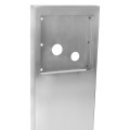 54" ADA Compliant Stainless Steel Square Heavy Duty Tower Style Pedestal (In Ground) for MVI KeyCom© BOLT Flush Mount 184TOW-MVI-002-304