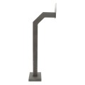 48" Steel Gooseneck Pedestal for 2N IP force and Safety (Powder-Coated Black) - 22PE1-2N IP-01-CRS (Pedestal)