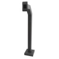 42" Steel Gooseneck Pedestal for Surface Mount RDRQR (Powder-Coated Black) - 33PE1-PDK-03-CRS