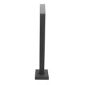 42" Steel Gooseneck Pedestal for Surface Mount RDRQR (Powder-Coated Black) - 33PE1-PDK-03-CRS