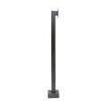 42" Black Steel Low Profile Pedestal (Pad Mount) 42-2LP
