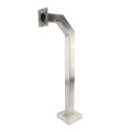42" Stainless Steel Architectural Gooseneck Pedestal (Pad Mount) 42-3-12-SS