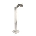 42" Stainless Steel Architectural Gooseneck Pedestal (Pad Mount) 42-3-12-SS