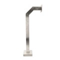 42" Stainless Steel Architectural Gooseneck Pedestal (Pad Mount) 42-3-12-SS
