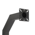 42" Black Aluminum Architectural Gooseneck Pedestal (Pad Mount) 42-9C-ALUM-BLK