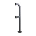 72" and 42" Medium Duty Aluminum Dual Gooseneck Stand (Pad Mount) 33PE2-DFSU-01-ALU