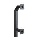 72" and 42" Medium Duty Aluminum Dual Gooseneck Stand (Pad Mount) 33PE2-DFSU-01-ALU