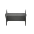 6" Black Steel Pedestal Extension 06-EXT-2