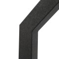 44" Black Steel Heavy Duty Architectural Style Gooseneck Pedestal (Pad Mount) HD-100