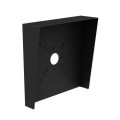 Square Black Steel Hood (12" W x 12" H x 3" D) HOOD-CS-12x12 (Hood)