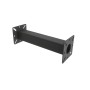 12" Black Steel Pedestal Extension Arm Adapter 12-EXT-2