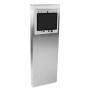 54" ADA Compliant Stainless Steel Square Architectural Tower Pedestal (Pad-Mount) for MVI KeyCom BOLT Flush Mount - 184TOW-MVI-002-304