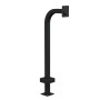 42" Steel Gooseneck Pedestal for 2N IP Solo (Powder-Coated Black) - 22PE1-2N IP-04-CRS