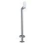 44" Stainless Steel Gooseneck Pedestal for ButterflyMX 8" Surface Video Intercom (Brushed Stainless) - 22PE1-BUT-02-304