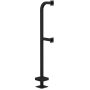 72" Dual Height Steel Gooseneck Pedestal for Single Channel - 22PE2-EBMU-01-CRS