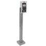 44" Stainless Steel Low Profile Gooseneck Pedestal (Pad Mount) ButterflyMX 7" Surface Mount 33PED-BUT-001-304