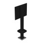 44" Steel No Neck Pedestal for Invictus XP Intercoms - 33TOW-INVU-01-CRS