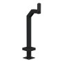 42" Steel Gooseneck Pedestal for 2N IP Base (Powder-Coated Black) -33PE1-2N IP-02-CRS