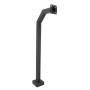 42" Aluminum Architectural Gooseneck Pedestal (Pad Mount) - 42-9C-ALUM-BLK