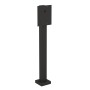 58" Heavy Duty Steel Pedestal with 12" x 14" Faceplate for Little Bird 7", 10" and 12" Video Intercom - 44TOW-LIT-001-CRS