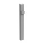 60" EV Charger Mounting Post - Brushed Stainless Steel (Compatible With Delta - AC Mini Charging Stations)
