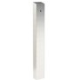 47" Stainless Steel Tapered Top Pedestal Tower for Viking keypad w/ Wiegand Output - 64TOW-VIKI-06-304