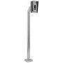 72" Stainless Steel Architectural Gooseneck Pedestal (Pad Mount) 72-3-12-SS
