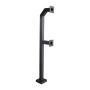 72" and 42" Medium Duty Aluminum Dual Gooseneck Stand (Pad Mount) 33PE2-DFSU-01-ALU