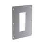9" x 12" Stainless Steel Retro Cover Plate for Verkada TD52 Video Intercom (Brushed Stainless) - 912PLA-VERK-01-304