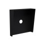 Square Black Steel Hood (12" W x 12" H x 3" D) HOOD-CS-12x12