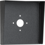 Square Black Steel Hood (10" W x 10" H x 3" D) HOOD-CS-10x10