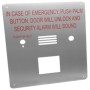 Customizable Stainless Steel Method B Plate under 15" x 15" (Brushed Stainless) - METHOD-B