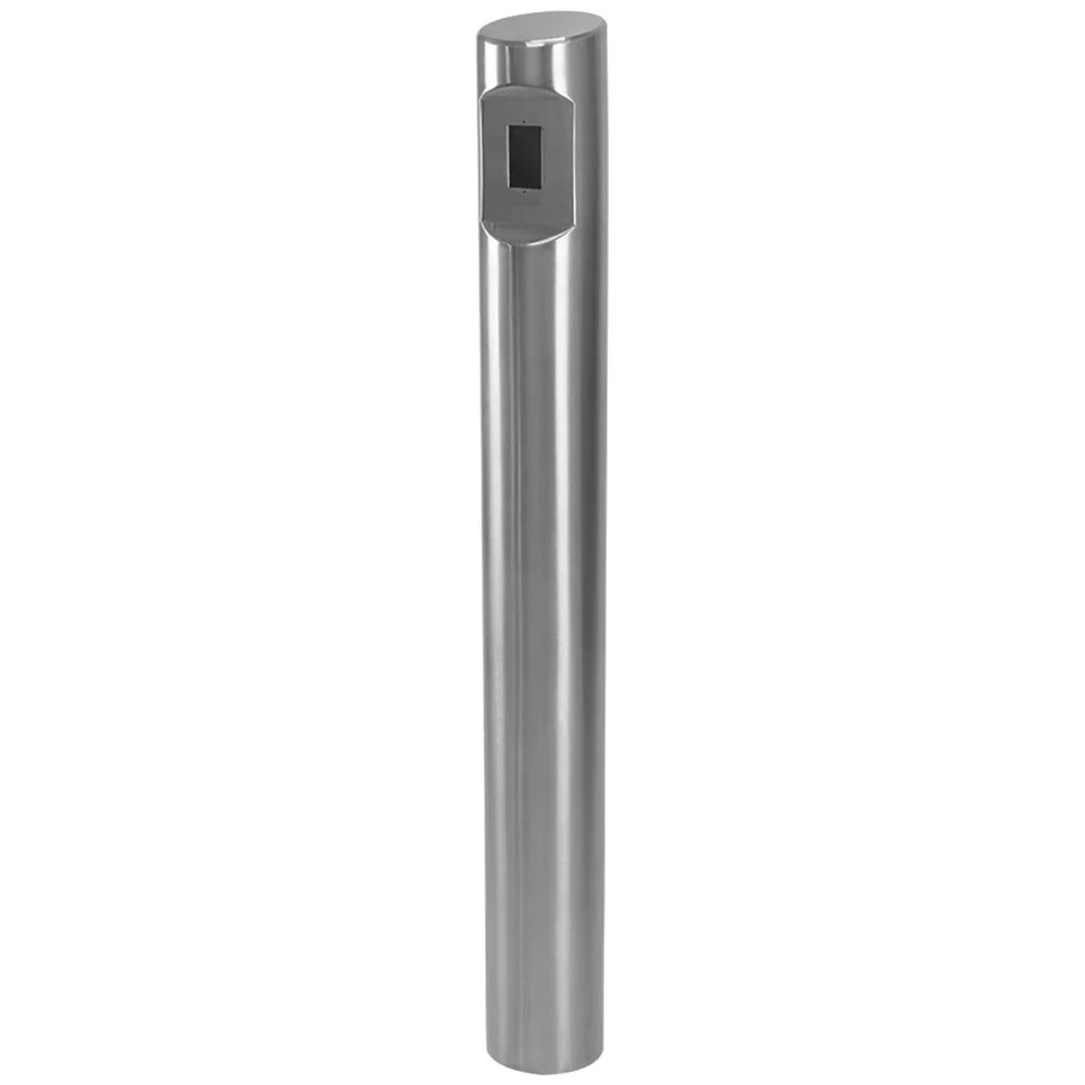 47 ADA Compliant Stainless Steel Tapered Top w/ Alcove Cutout Architectural Tower Pedestal (Pad-Mount)