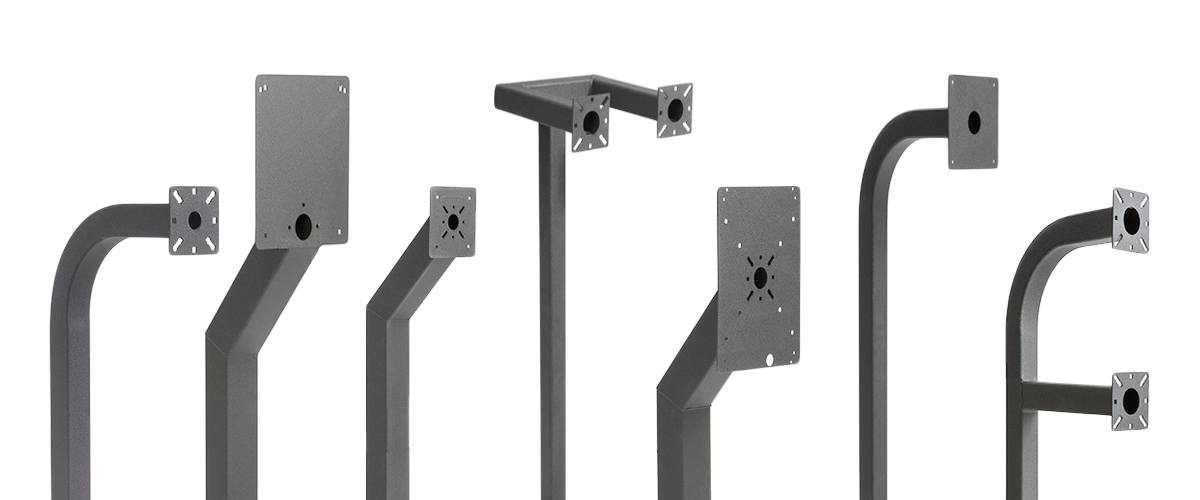 goosneck stands for access control, accessories, and parking