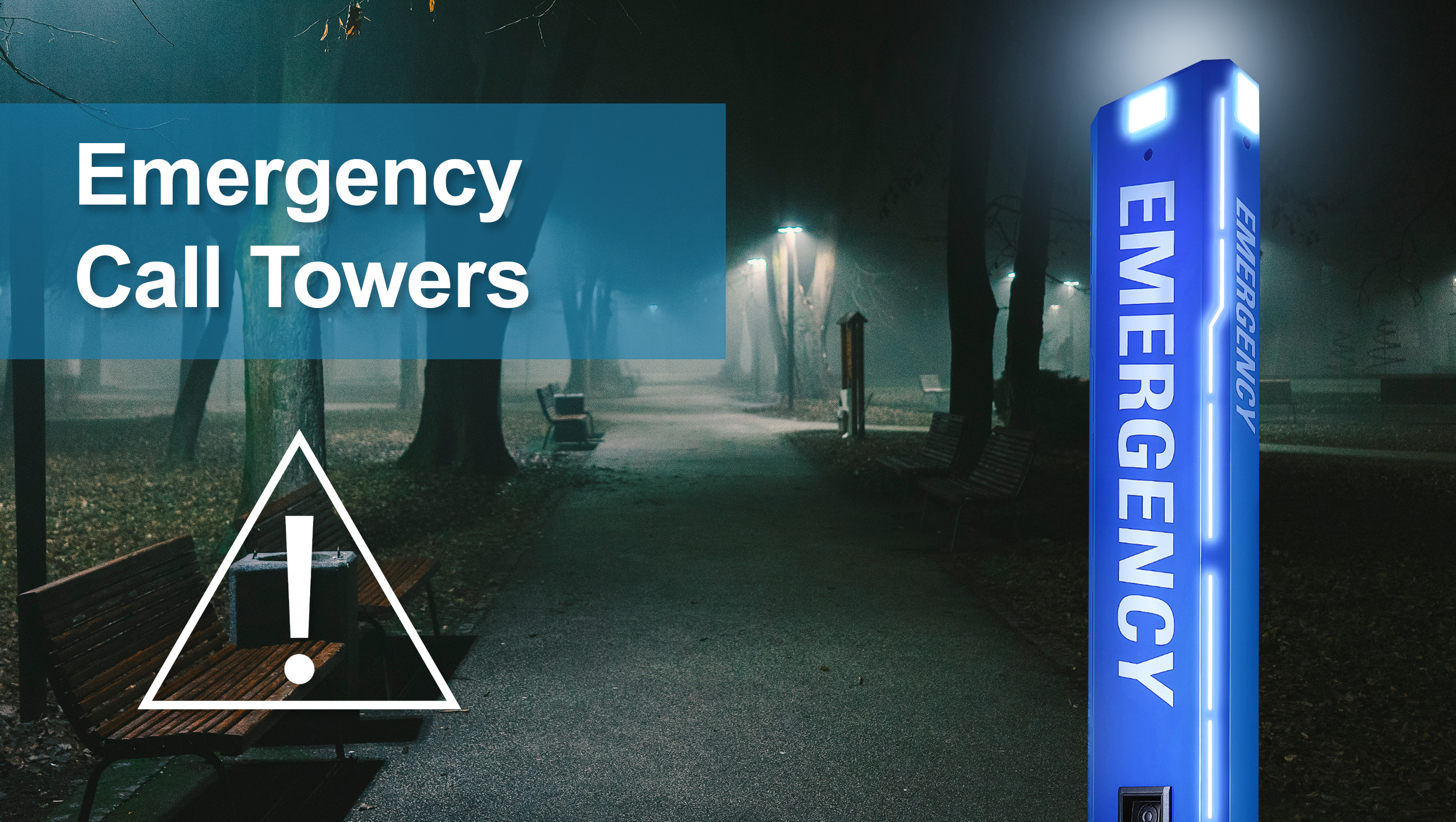 emergency call towers graphic